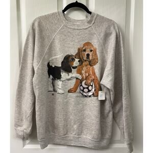 Tulfex large dog grey sweatshirt 63% cotton